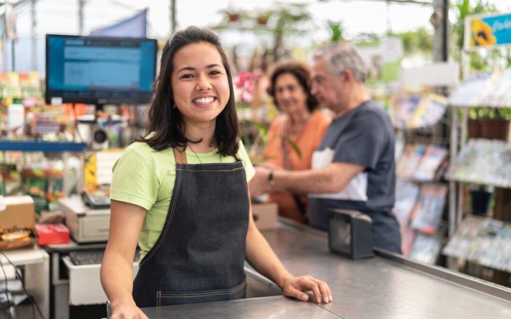 Top Performer Working In A Grocery Store