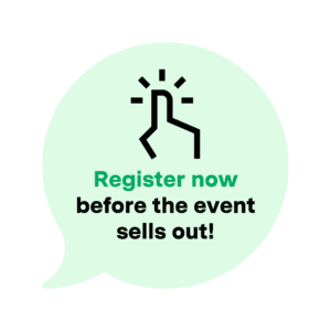 Register now before the event sells out!