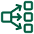 Icon showing 3 identical processes