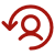 Icon indicating employee turnover